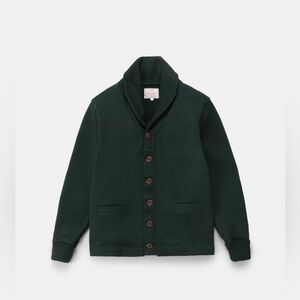 Dehen 1920 Shawl Sweater Coat - Size Large - Color Pine